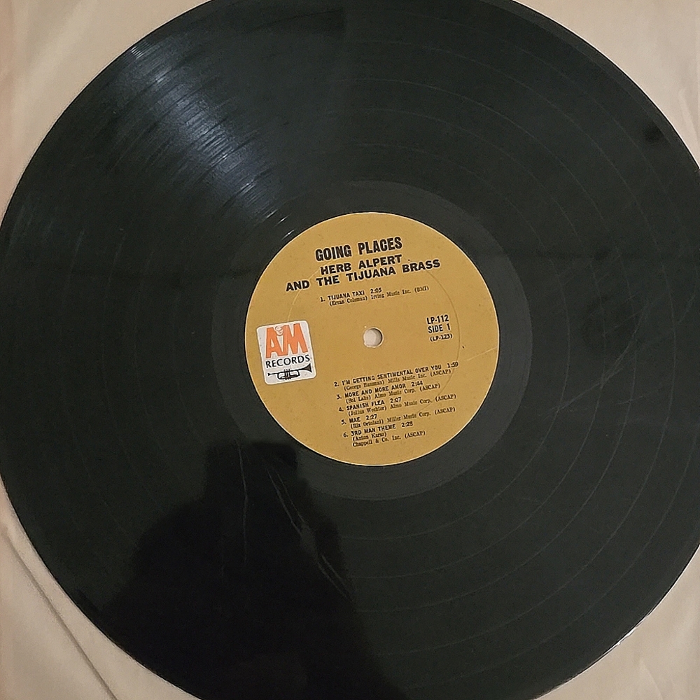 Vintage 1965 Vinyl Record Album: Herb Alpert & the Tijuana Brass-Going Places - Picture 5 of 8